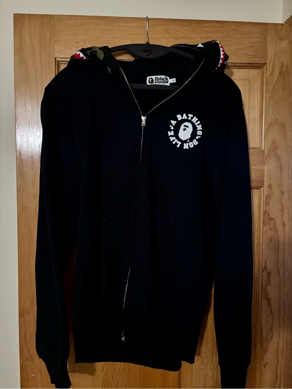 Bape x Big Sean Shark Full Zip Hoodie XL